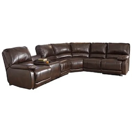 Power Reclining Sectional with Massage, Heat, and Cup Holder Cooling