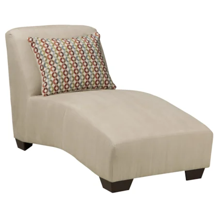 Contemporary Armless Chaise