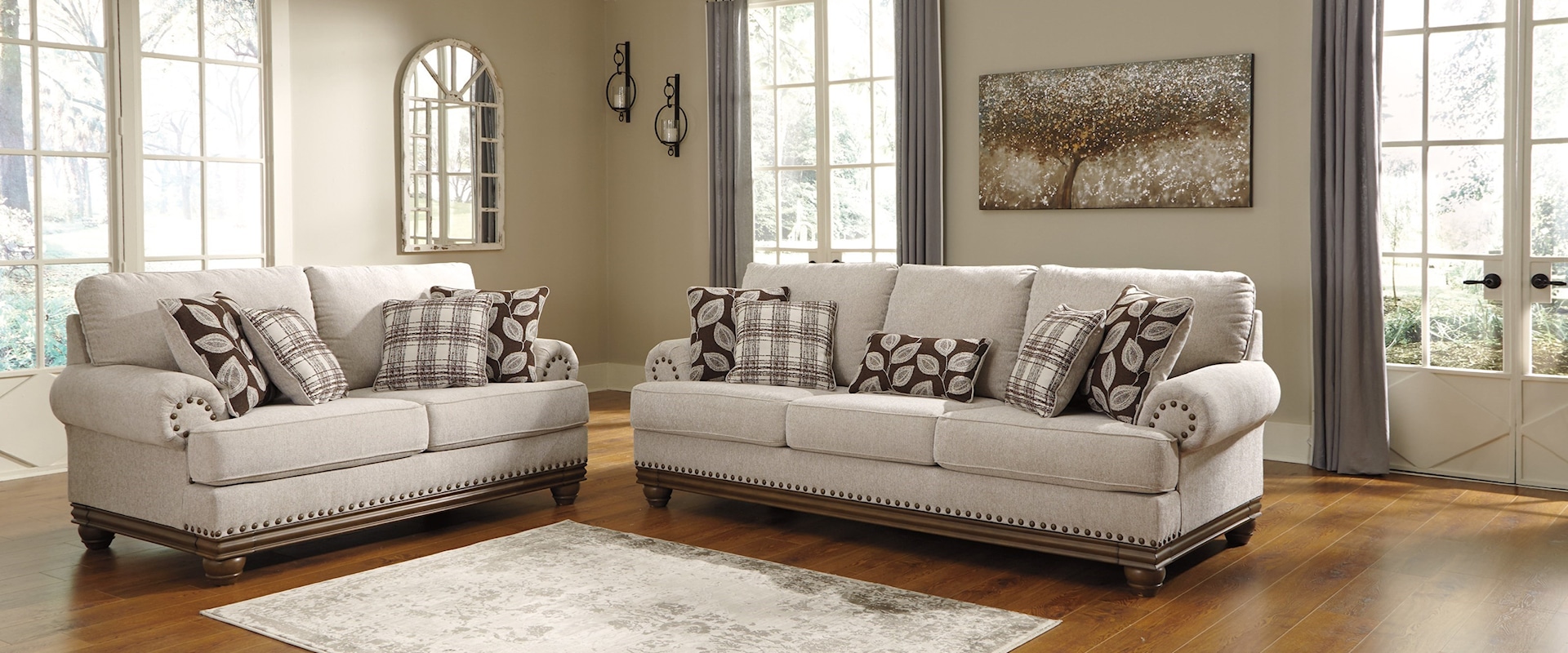 Sofa and Loveseat