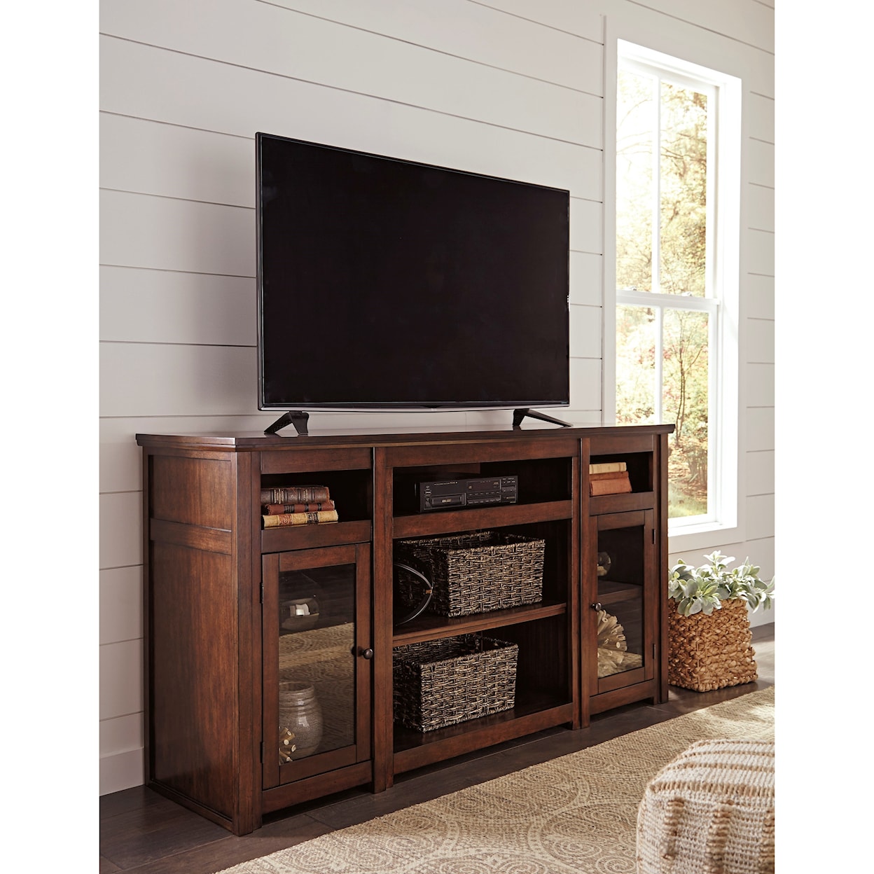 Signature Design by Ashley Harpan Extra Large TV Stand