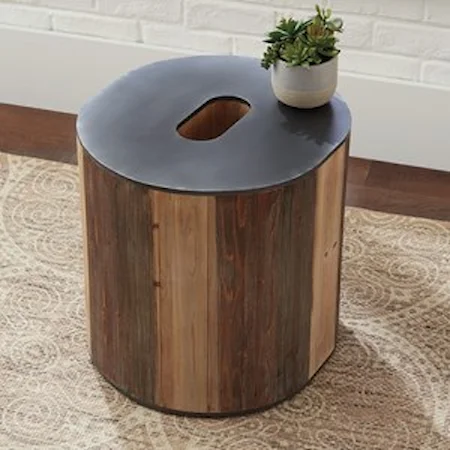 O-Shaped Accent Table