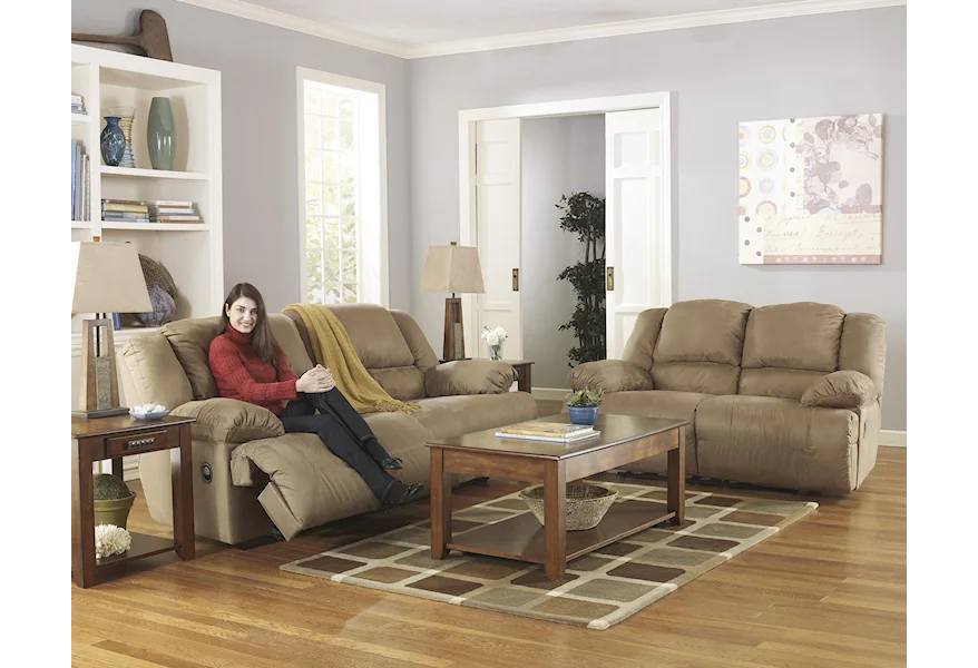 Hogan Reclining Living Room Group by Signature Design by Ashley at Furniture Fair - North Carolina