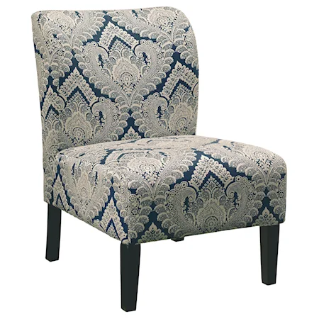 Contemporary Slipper Style Accent Chair