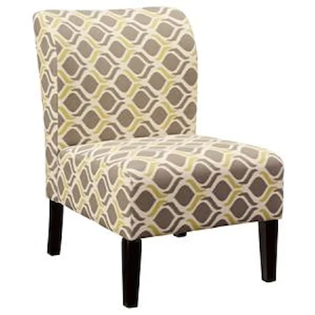 Contemporary Slipper Style Accent Chair