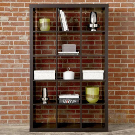 Fifteen Cube Bookcase - Horizontal/Vertical
