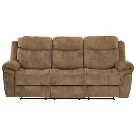 Reclining Sofa w/ Drop Down Table, Storage Drawer, and USB Charging