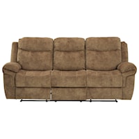 Reclining Sofa w/ Drop Down Table, Storage Drawer, and USB Charging