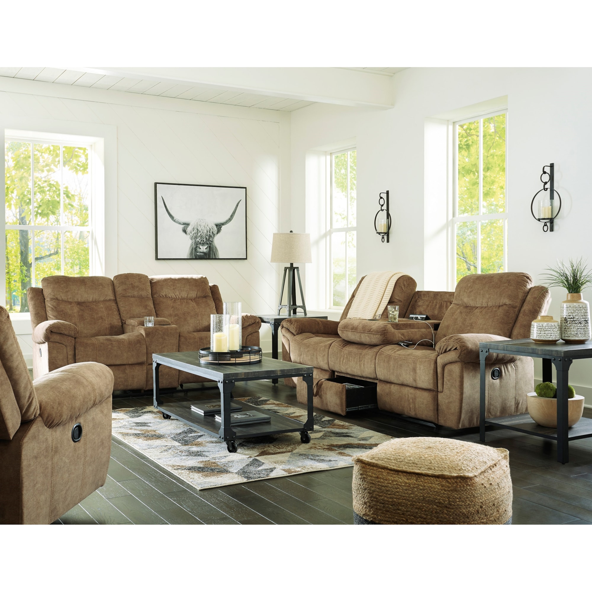 Ashley Signature Design HuddleUp 8230494 Double Reclining Loveseat w