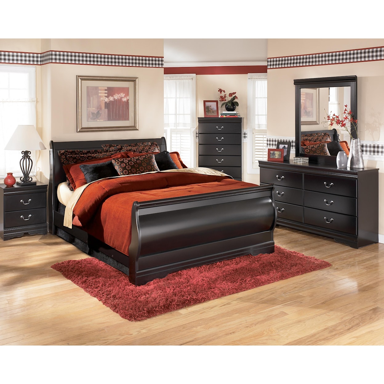 Signature Design by Ashley Furniture Huey Vineyard 4-Piece Bedroom Group