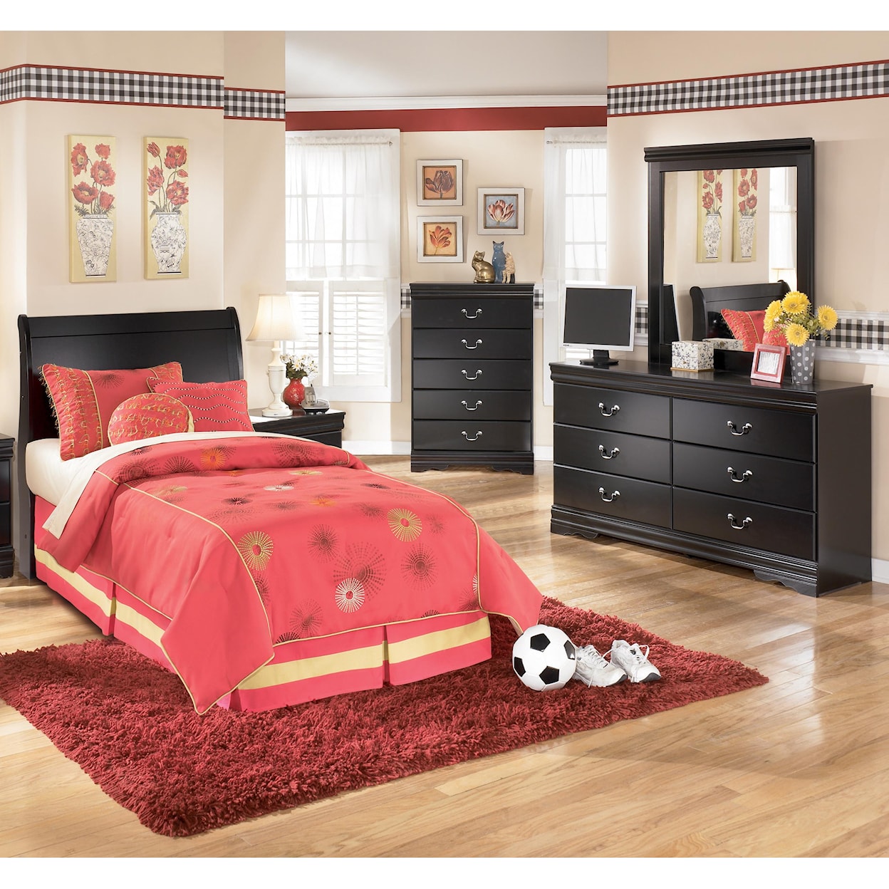 Signature Design by Ashley Furniture Huey Vineyard 3-Piece Twin Bedroom Group