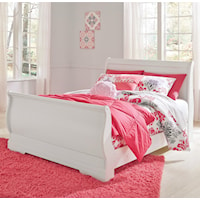Full Louis Philippe Sleigh Bed