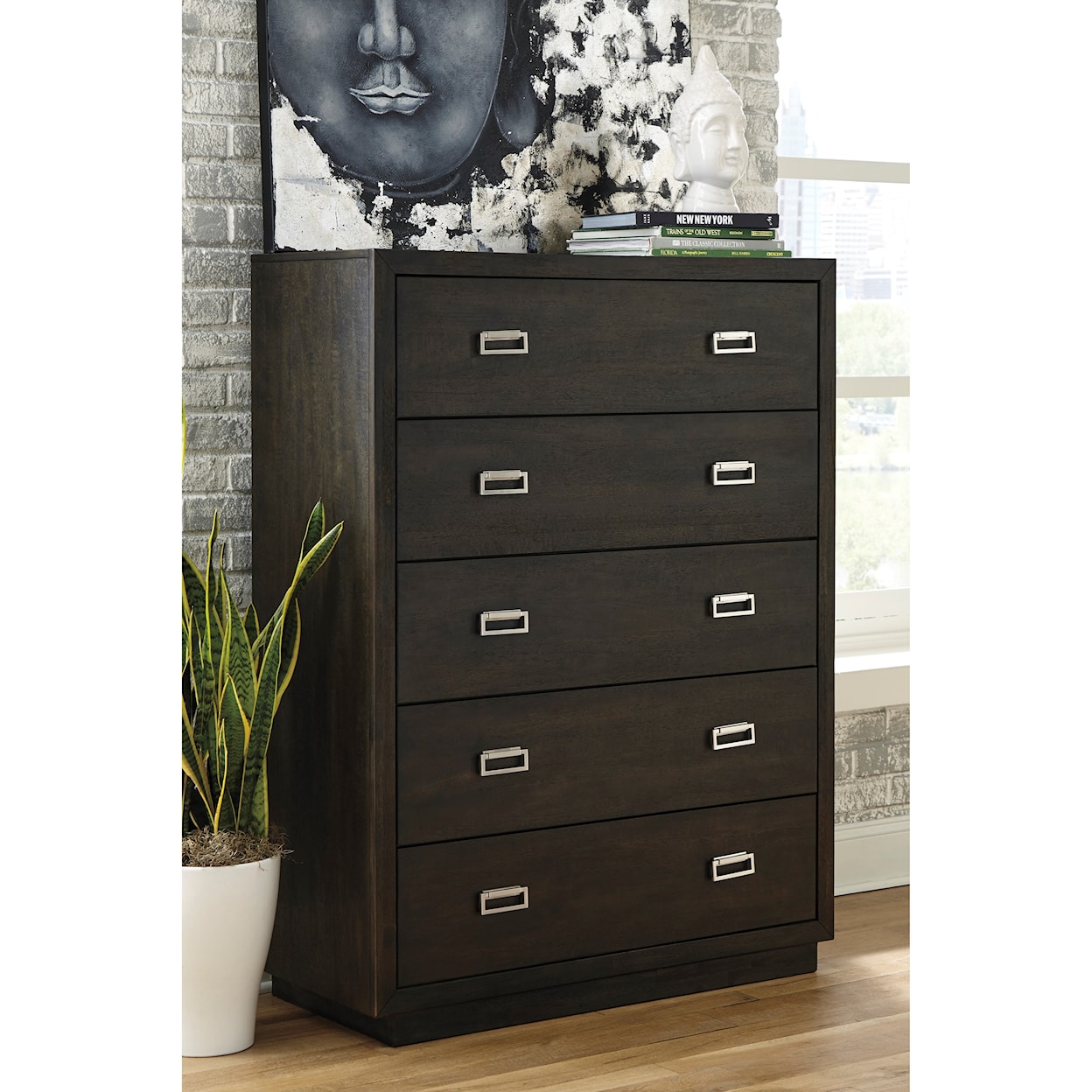 Signature Design by Ashley Hyndell 5-Drawer Chest