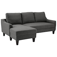 Apartment Size Sofa Chaise Sleeper with Pullout Cushion