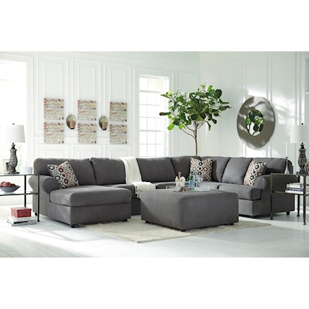 3 Piece Sectional with Ottoman
