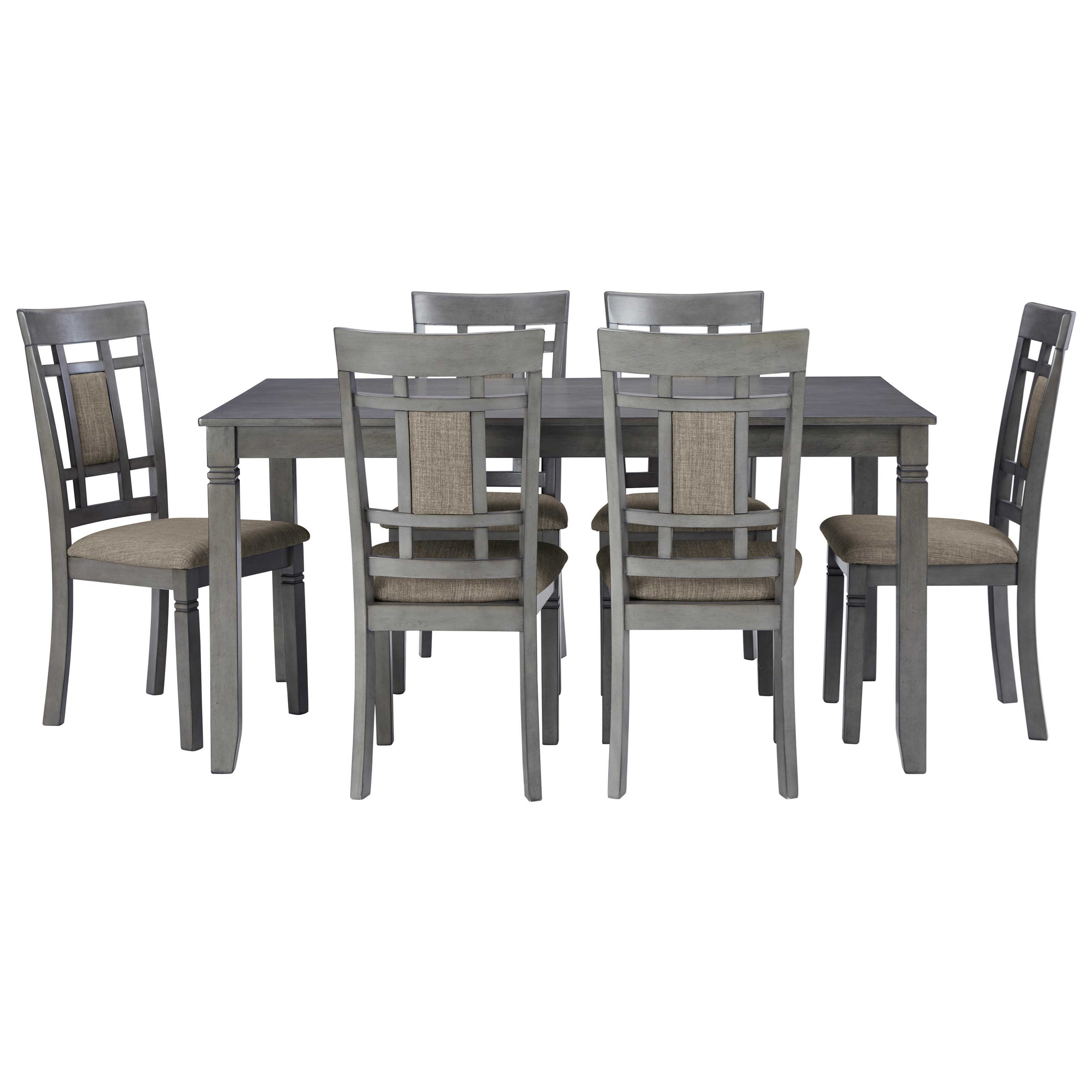 Ashley dining room sets 7 piece top