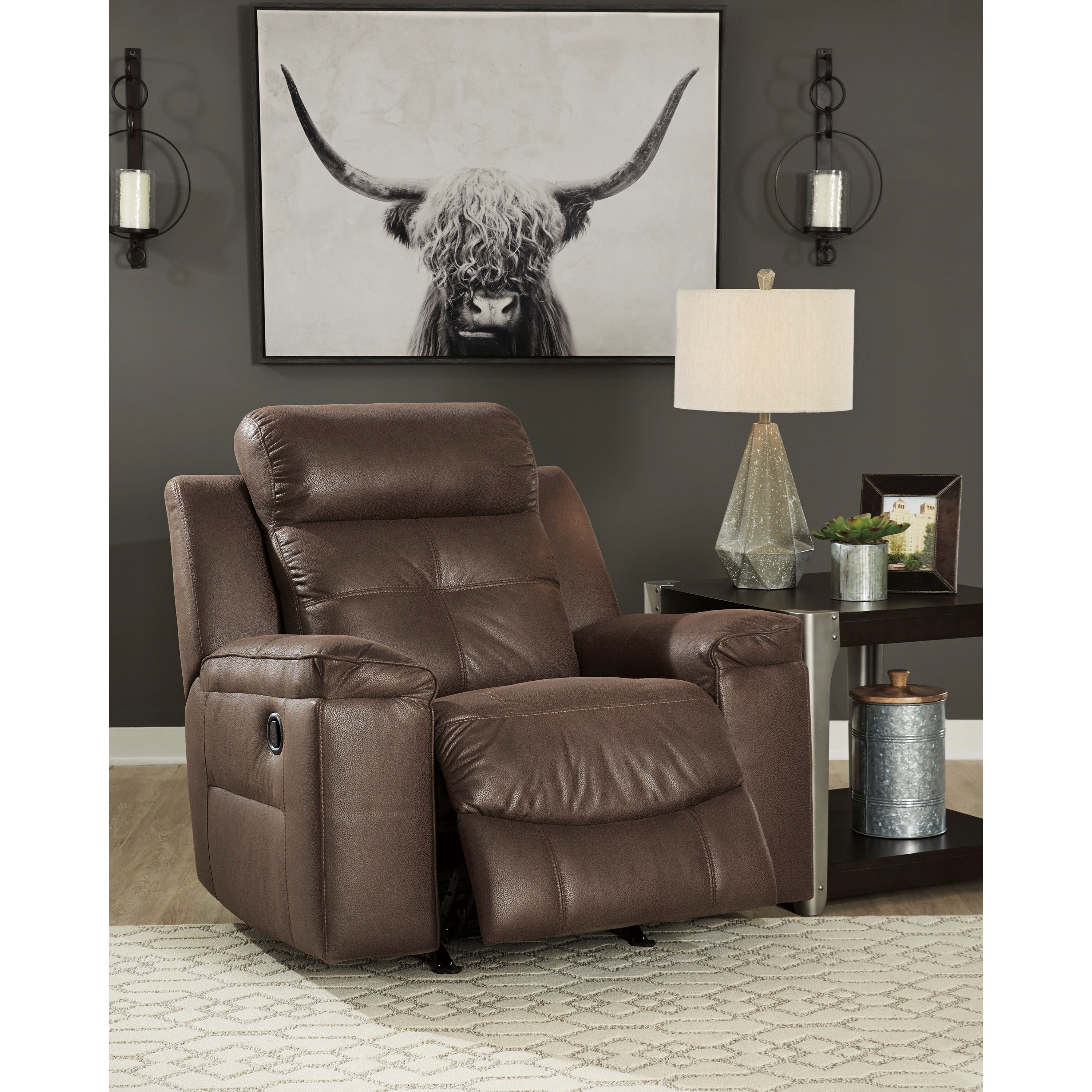 Signature Design by Ashley Furniture Jesolo 8670425 Contemporary Rocker