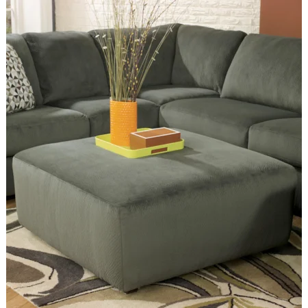 Casual and Contemporary Oversized Accent Ottoman