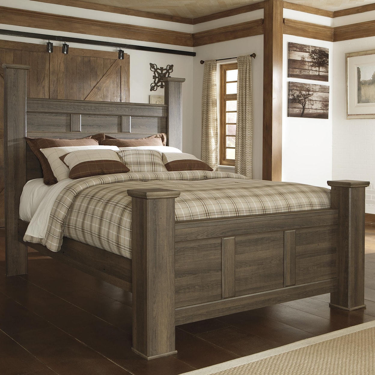 Signature Design by Ashley Furniture Juararo Queen Poster Bed
