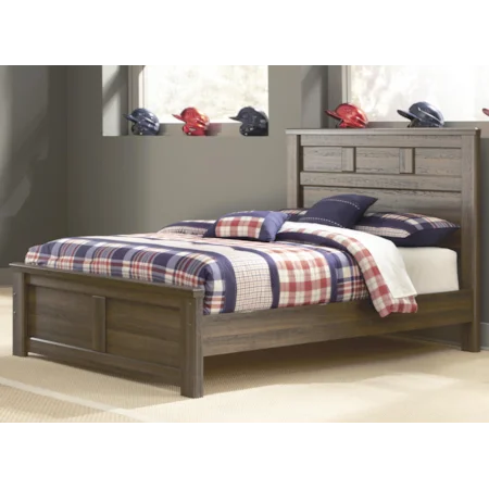 Transitional Full Panel Bed