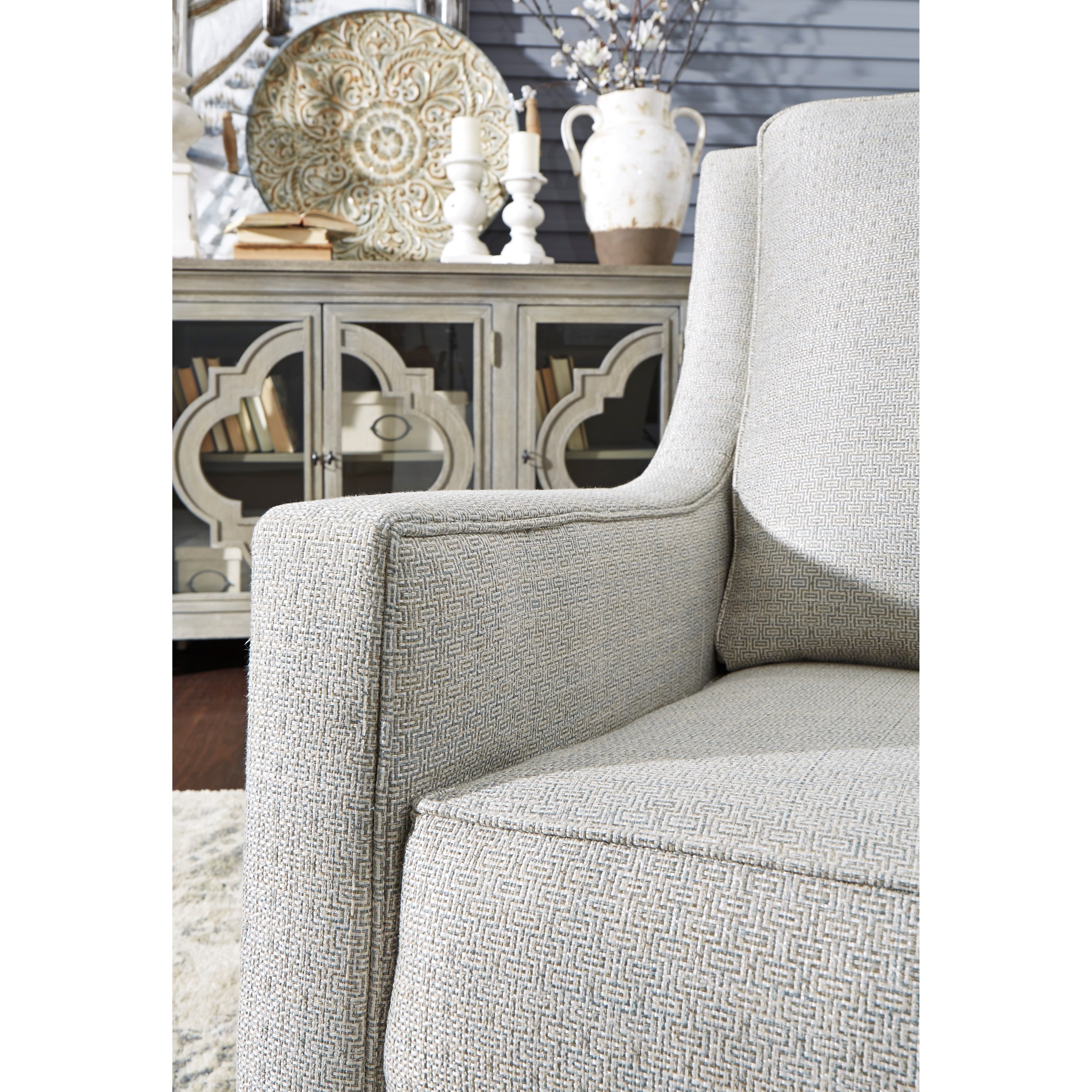 Glider accent chair top