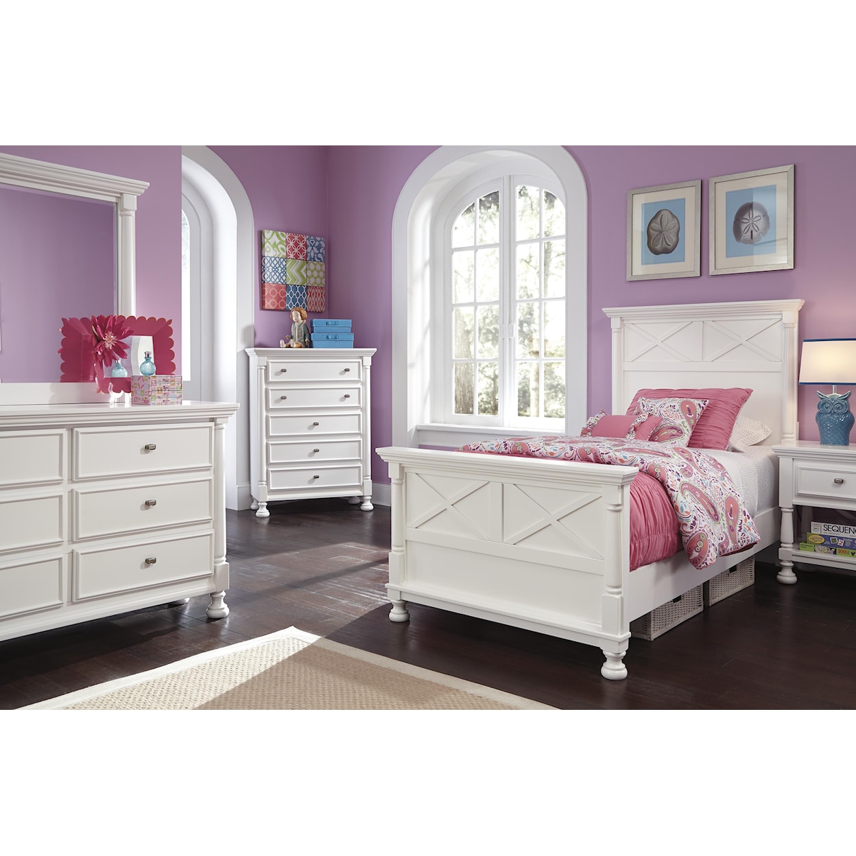 Signature Design Kaslyn Bedroom Mirror