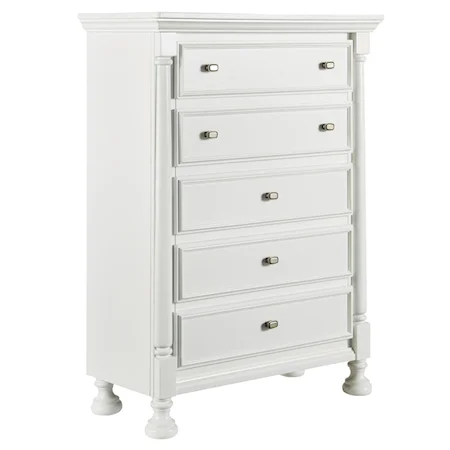 Cottage Five Drawer Chest