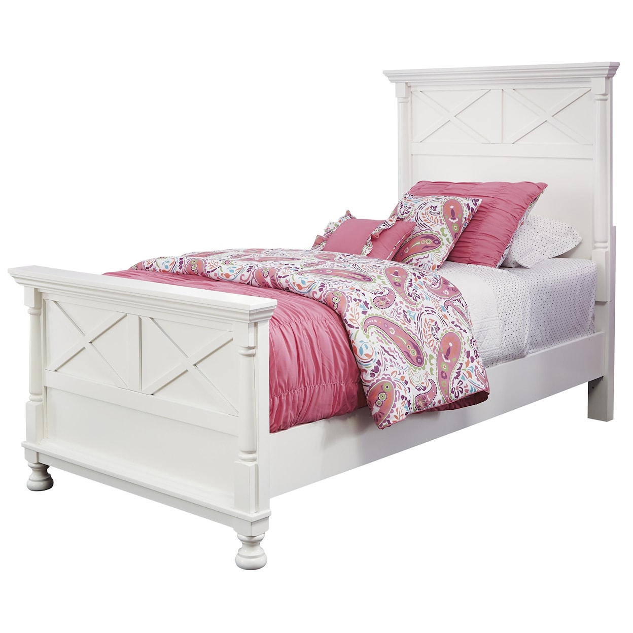 Ashley Furniture Signature Design Kaslyn Twin Panel Bed