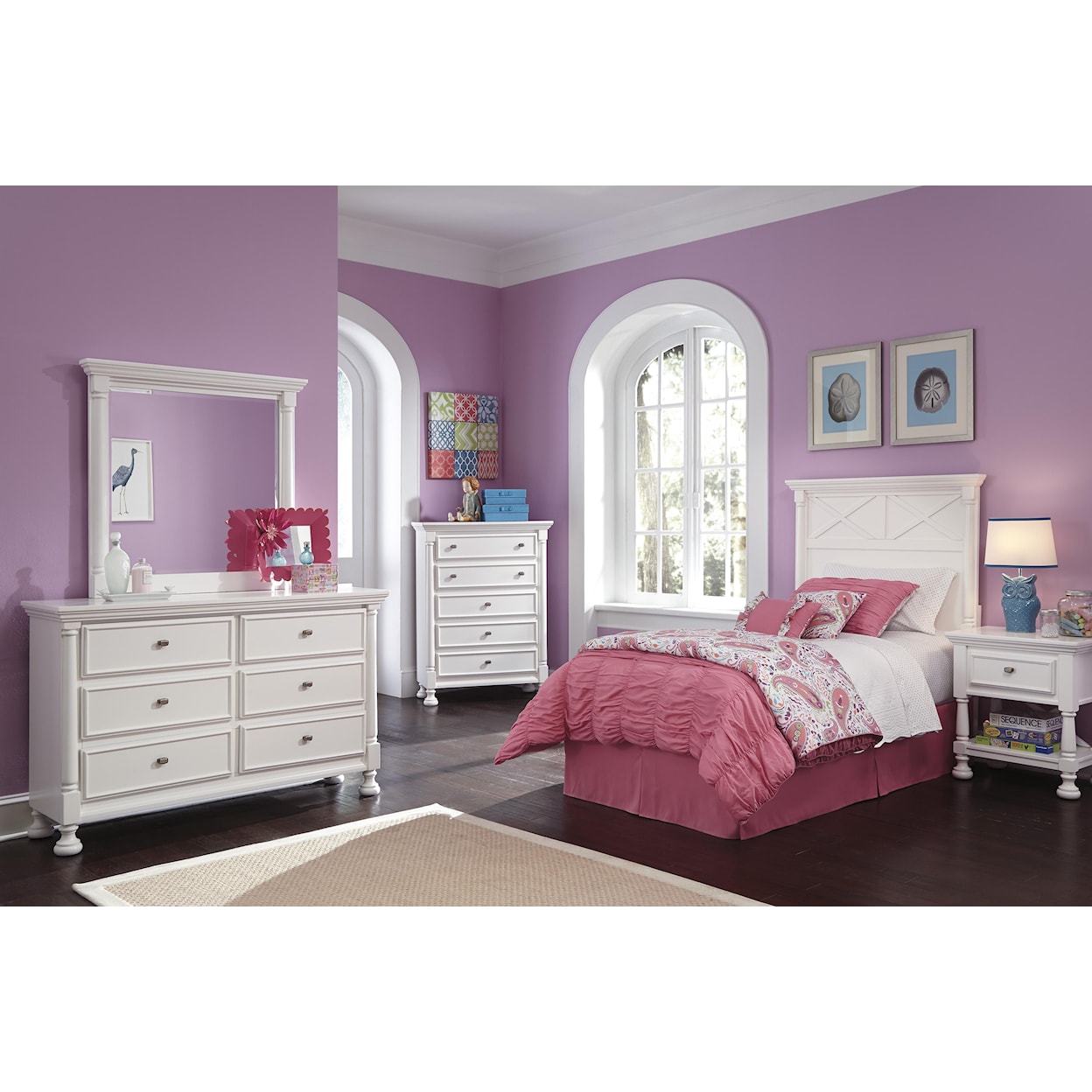 Ashley Furniture Signature Design Kaslyn Twin Panel Headboard