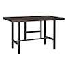 Ashley Furniture Signature Design Kavara Rectangular Dining Room Counter Table