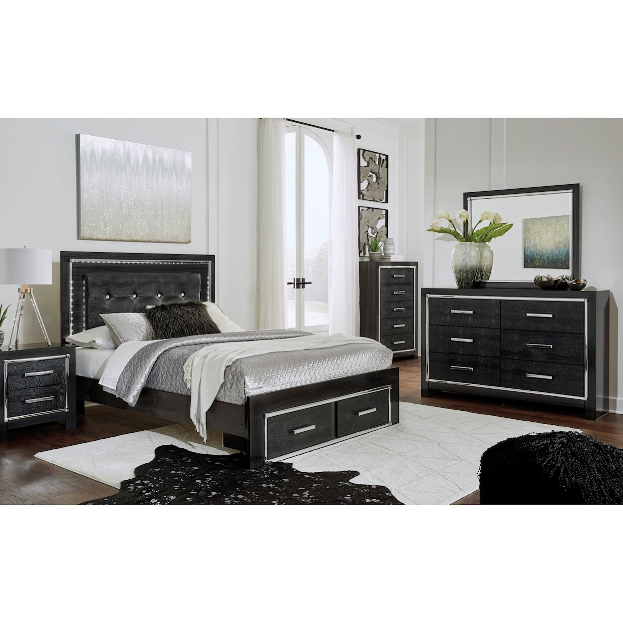 Signature Design by Ashley Kaydell 7PC Queen Bedroom Group