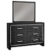 Ashley Furniture Signature Design Kaydell Dresser & Bedroom Mirror