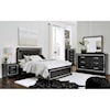 StyleLine Kaydell Queen Upholstered Bed with LED Lighting