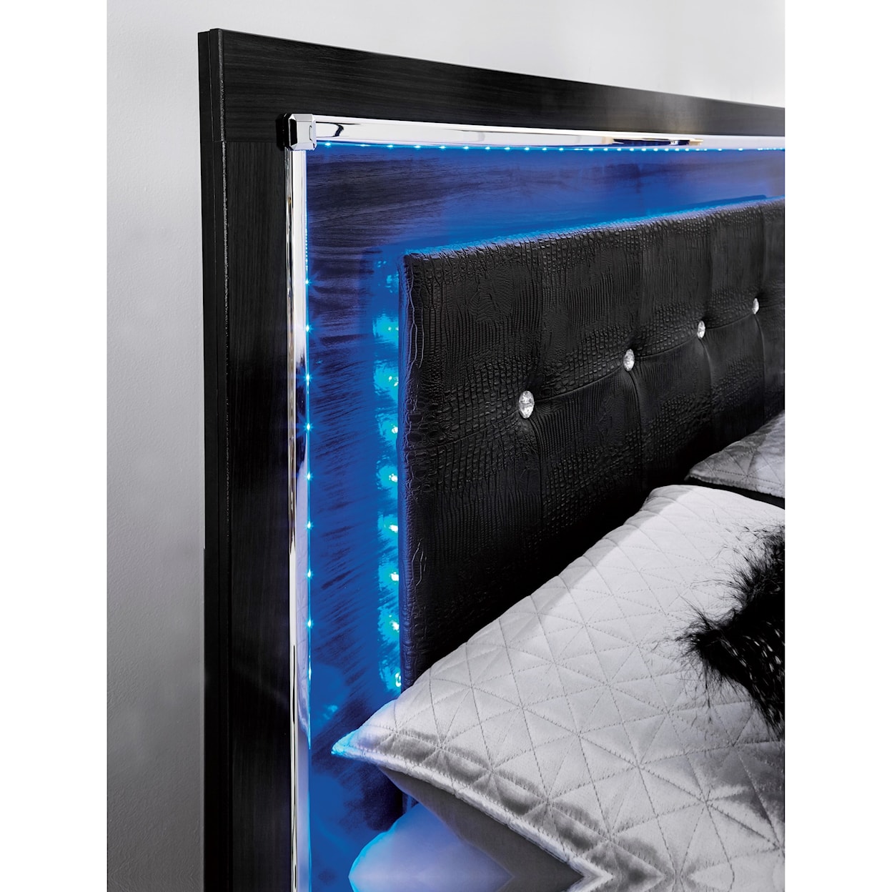 Signature Design Kaydell Queen/Full Upholstered Panel Headboard