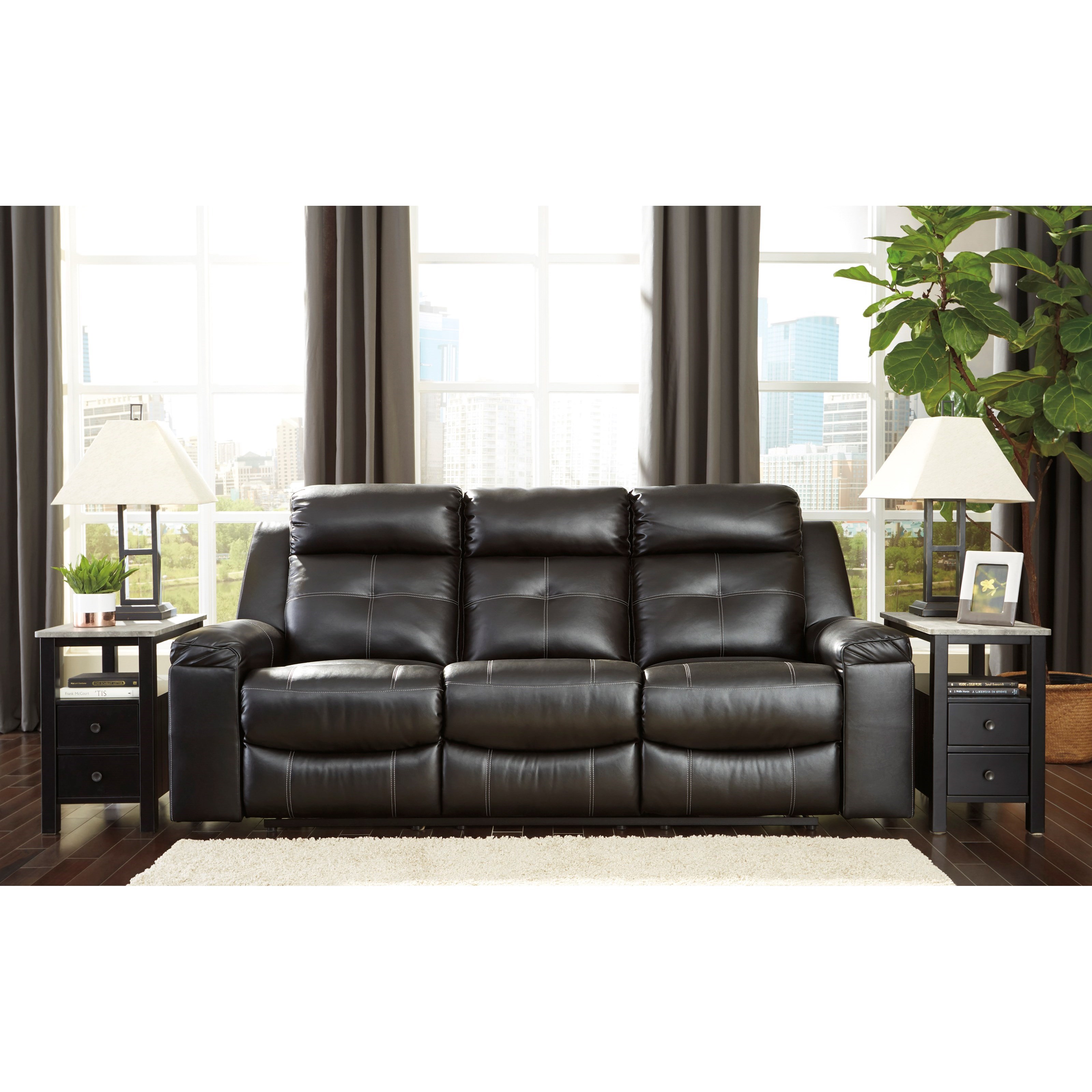 Signature Design by Ashley Kempten Contemporary Reclining High Back