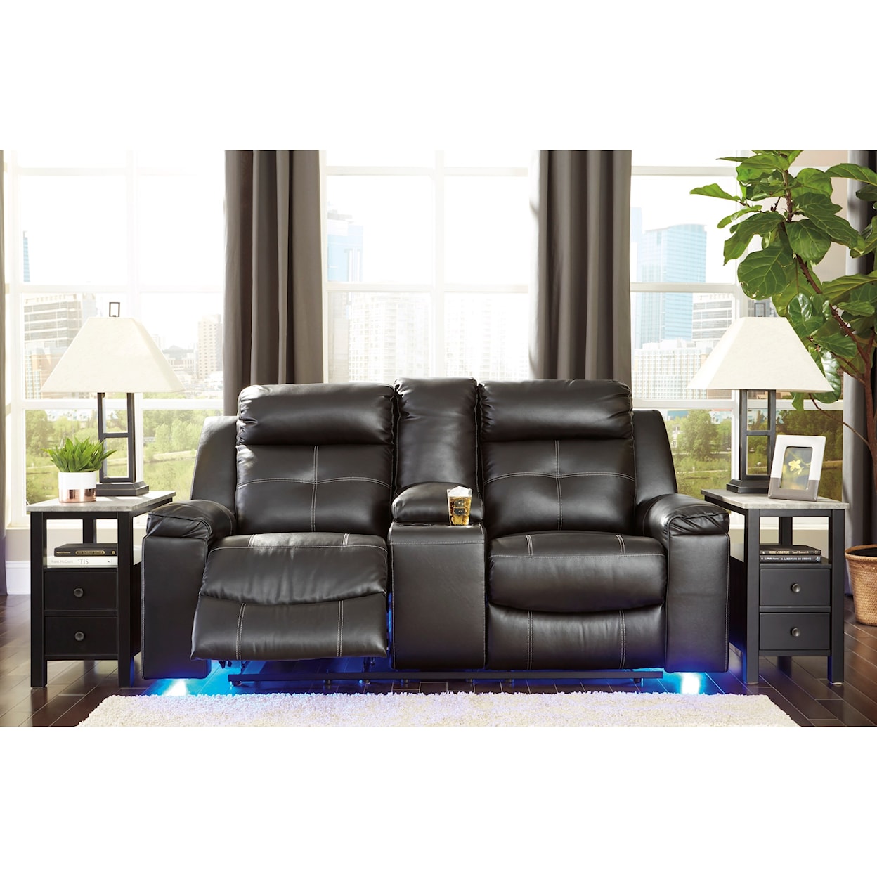 Signature Design Kempten Reclining Loveseat