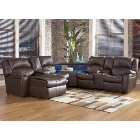 Contemporary Sectional Sofa with Left Side Chaise