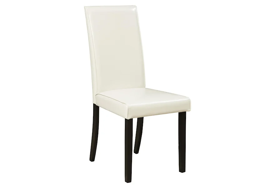 Kimonte Dining Upholstered Side Chair by Signature Design by Ashley at VanDrie Home Furnishings