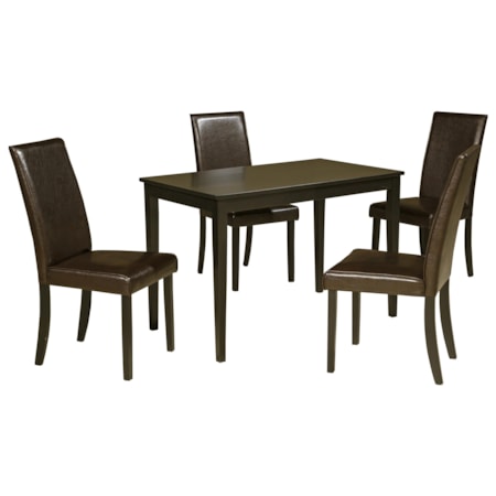 5-Piece Rectangular Table Set