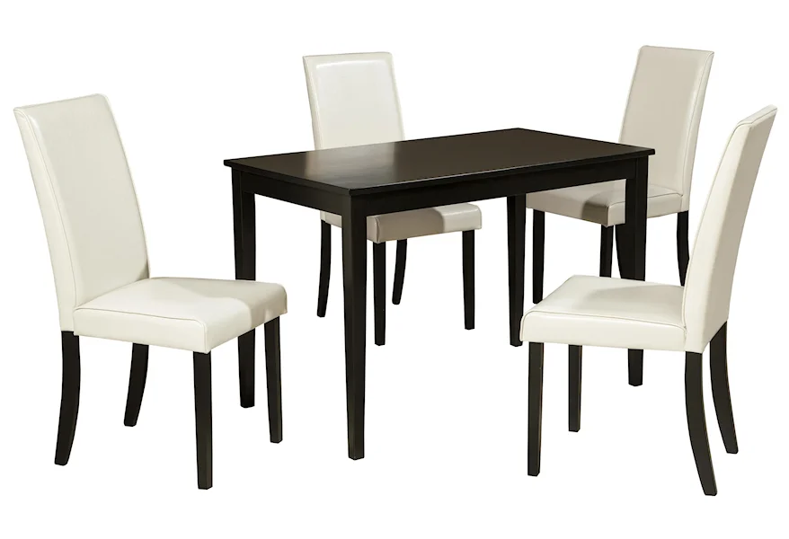 Kimonte 5-Piece Rectangular Table Set by Signature Design by Ashley at Furniture Fair - North Carolina