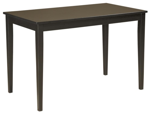 Contemporary Rectangular Dining Room Table
