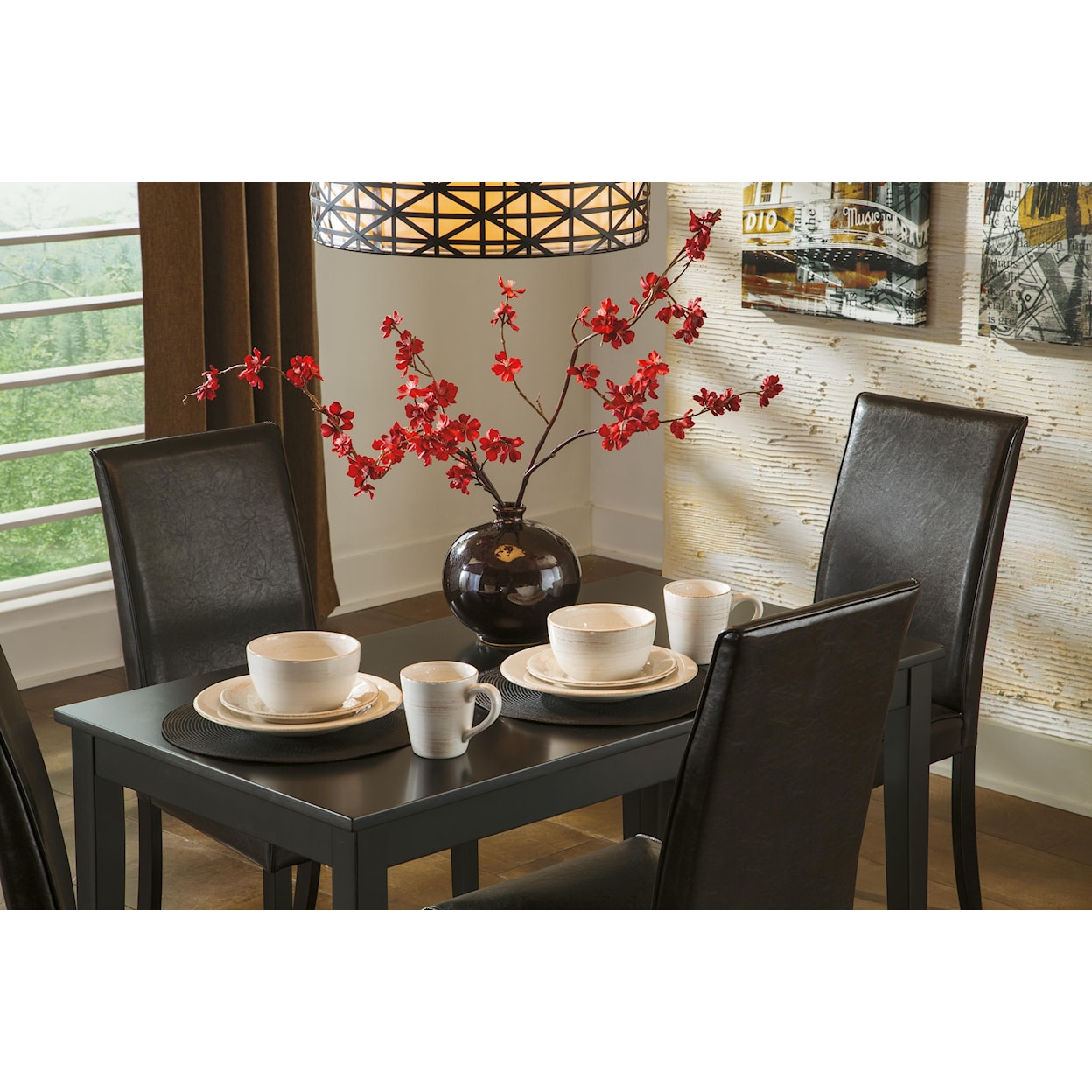 Ashley Furniture Signature Design Kimonte Rectangular Dining Room Table