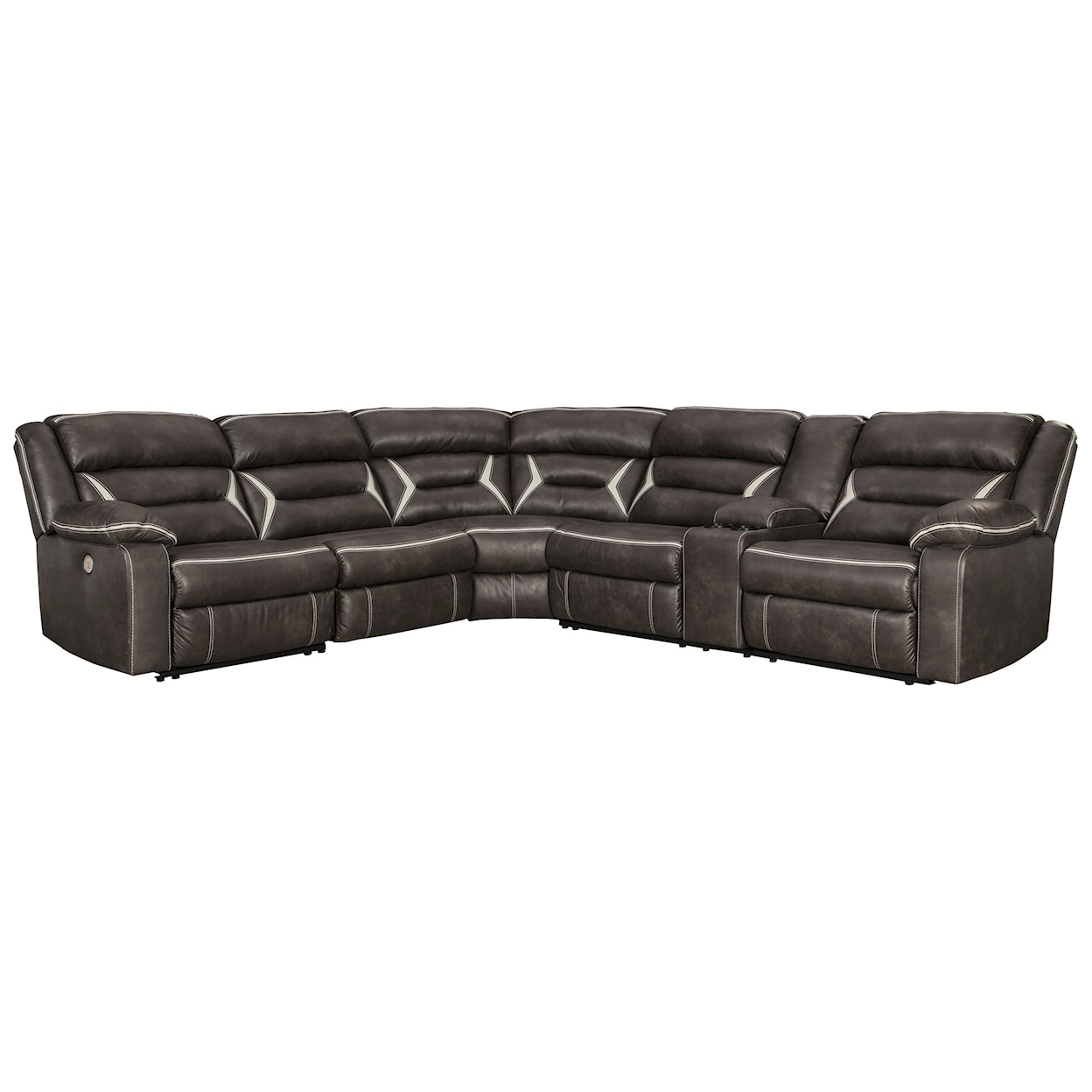 Signature Design by Ashley Furniture Kincord Power Reclining Sectional