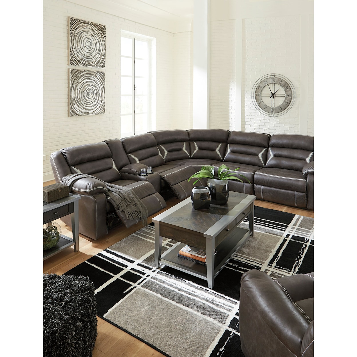 Signature Design by Ashley Kincord Power Reclining Sectional