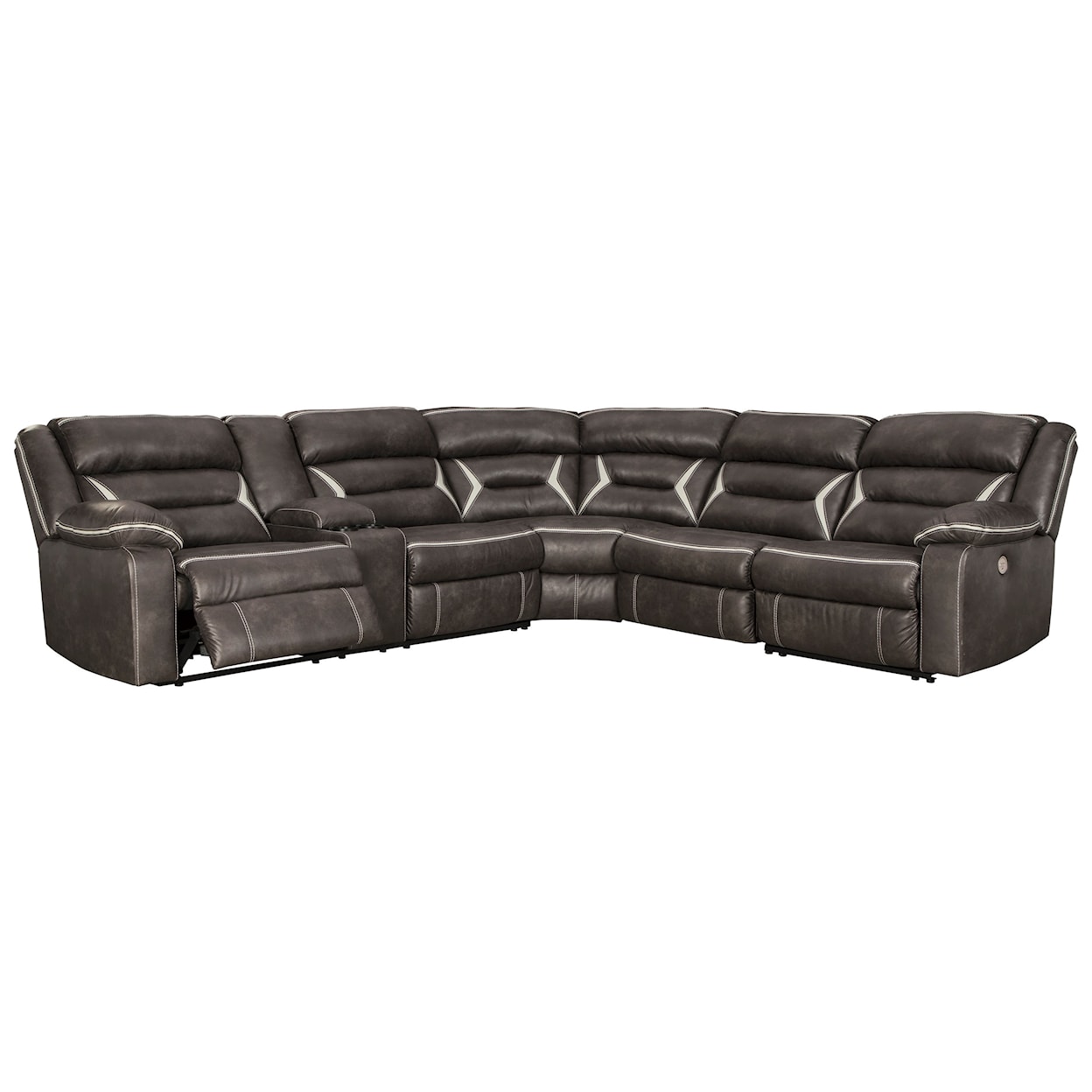 Signature Design by Ashley Kincord Power Reclining Sectional