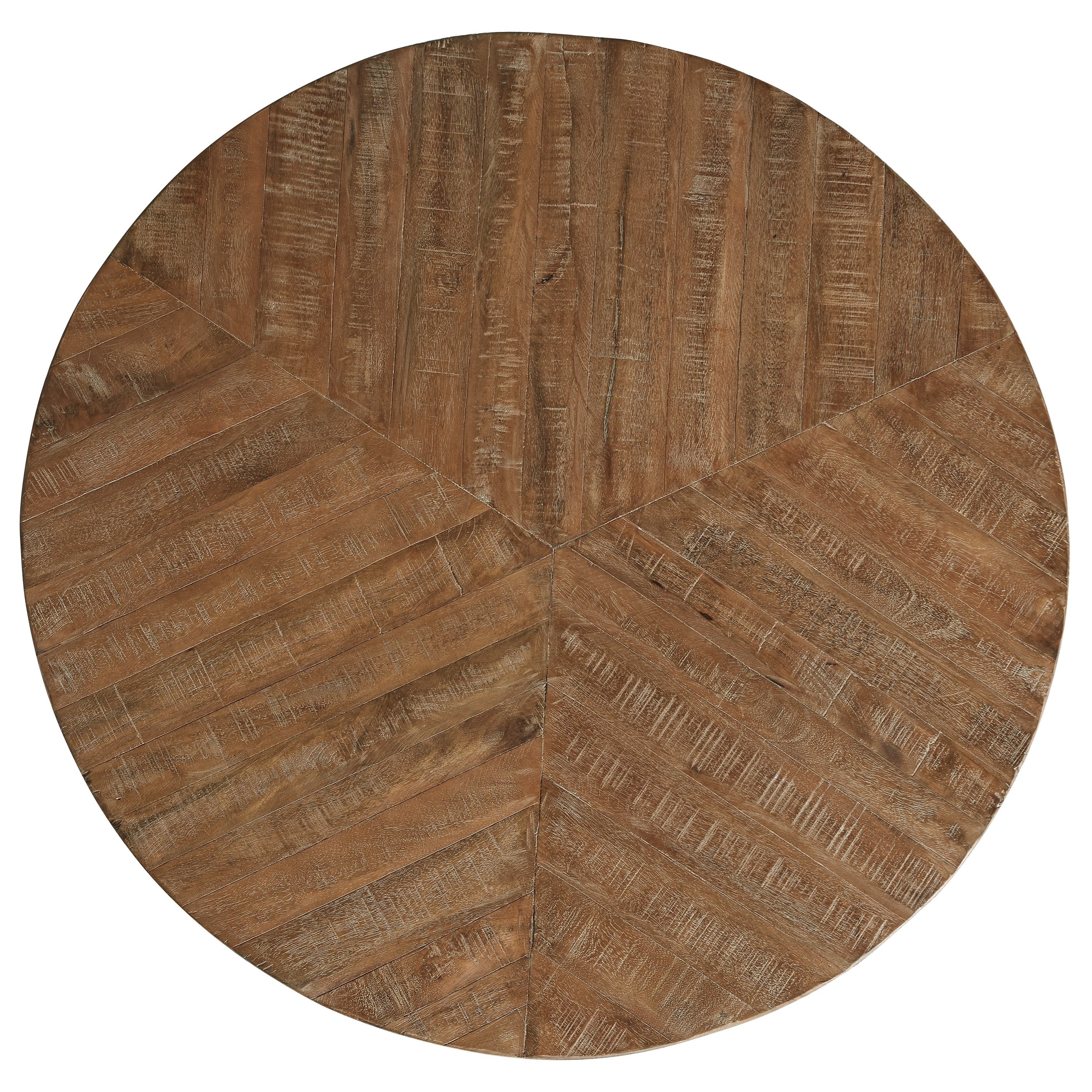 Ashley Furniture Signature Design Kinnshee T8328 Solid Wood Round