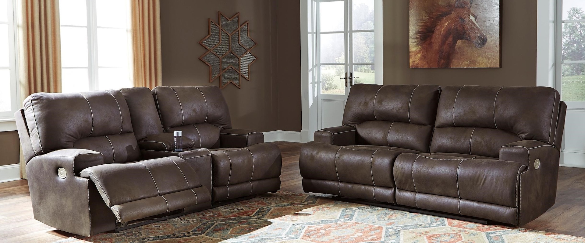 Power Reclining Living Room Group