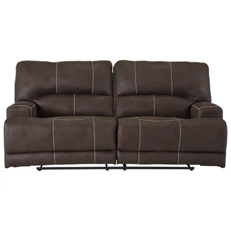 Power Reclining Sofa with Adjustable Headrests and USB Ports