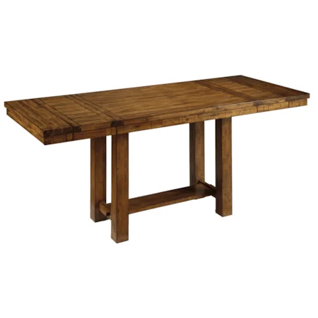 Rustic Rectangular Counter Extension Table