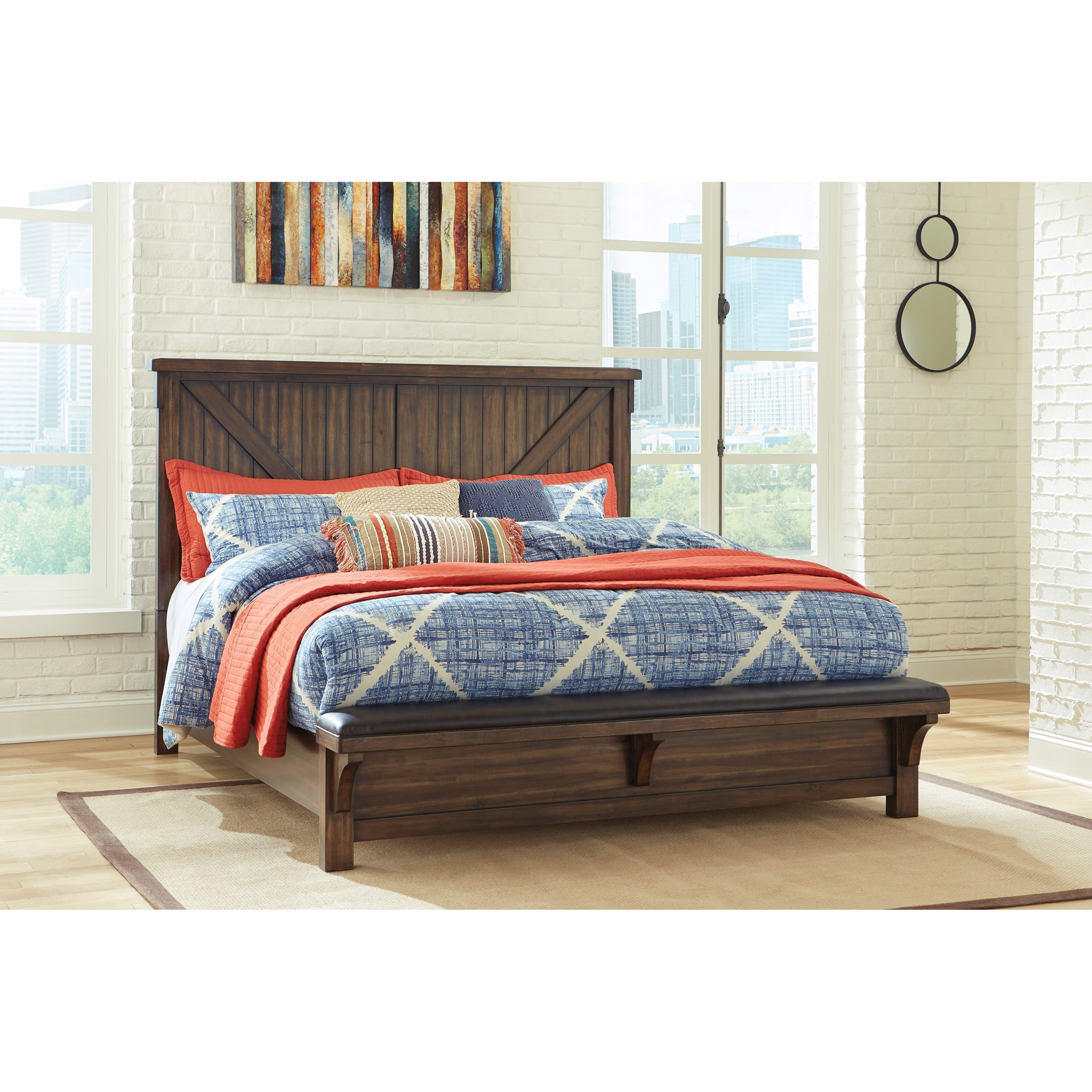 Ashley Signature Design Lakeleigh B718B7 Queen Panel Bed with Footboard