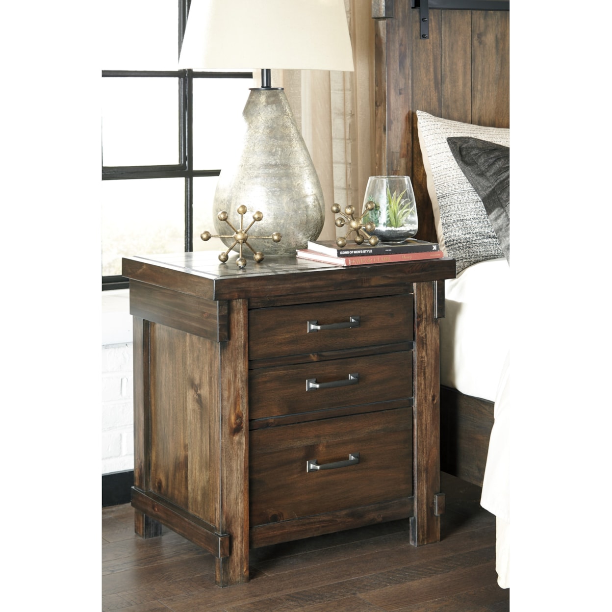 Signature Design Lakeleigh Three Drawer Night Stand